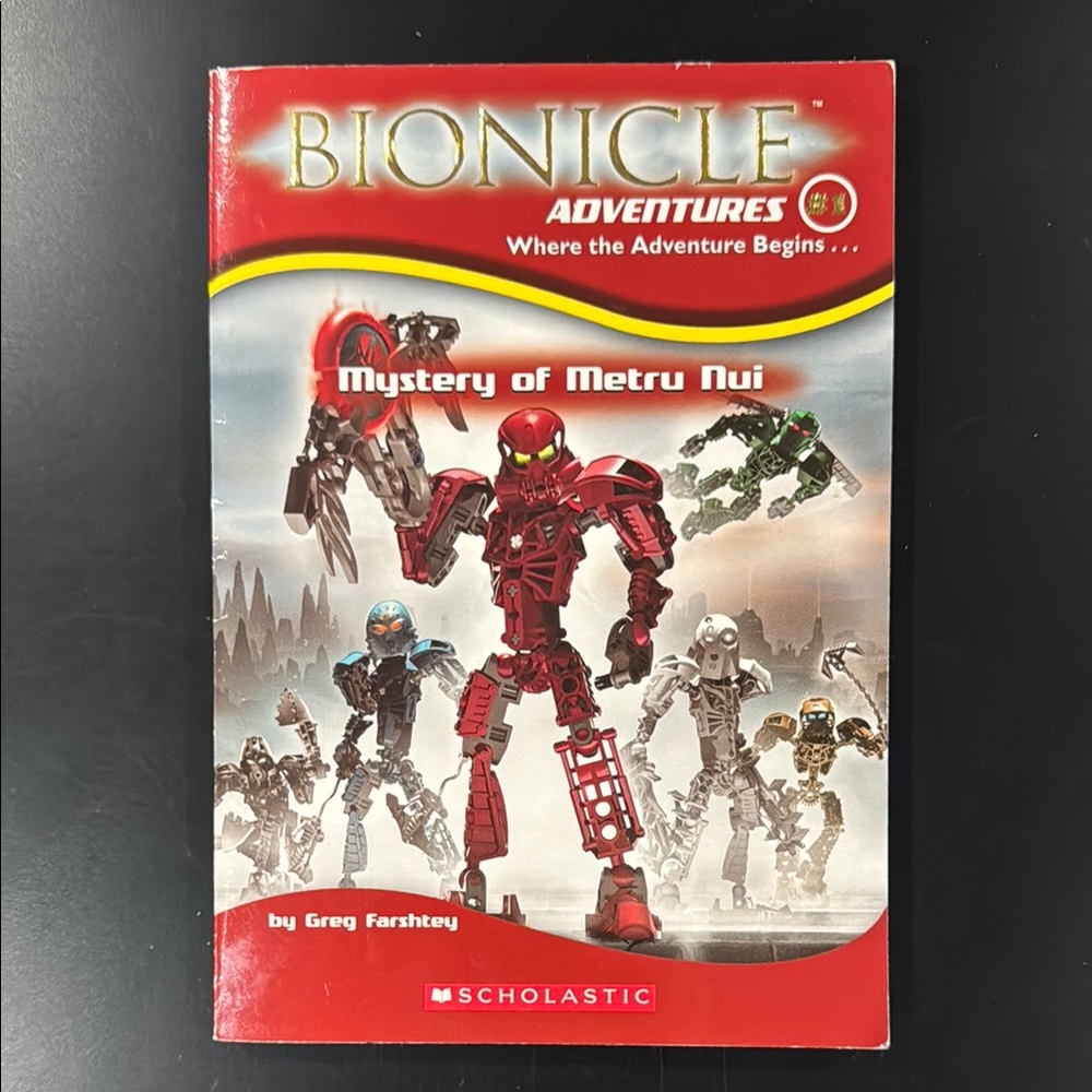 Bionicle Adventures #1: Mystery of Metru Nui - Scholastic Paperback Novel